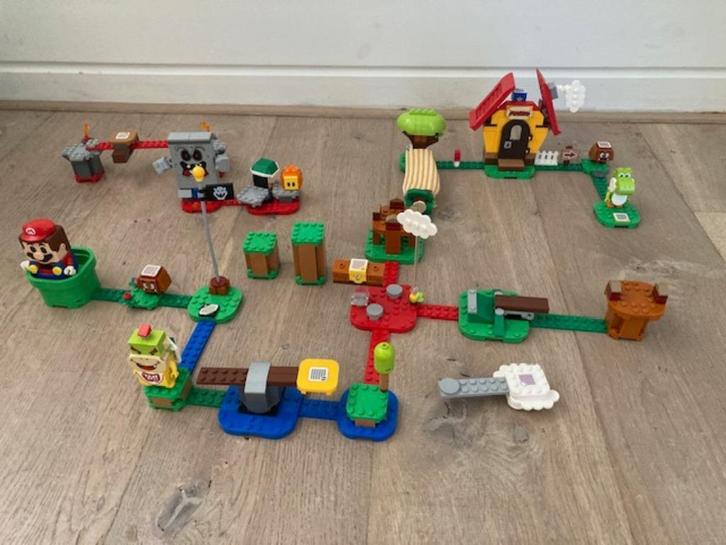 Super Mario legosets 71360 + 71364 +71367, Kinderen en Baby's, Speelgoed | Duplo en Lego, Zo goed als nieuw, Lego, Complete set