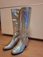 Zilver metallic laarzen maat 37, Kleding | Dames, Carnavalskleding en Feestkleding, Ophalen, Nieuw, Carnaval
