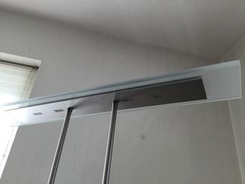 Steinhouwer staande lamp met chroom en glas. beschikbaar voor biedingen