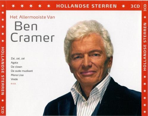 BEN CRAMER 3 CD HET ALLERMOOISTE VAN HOLLANDSE STERREN, Cd's en Dvd's, Cd's | Nederlandstalig, Gebruikt, Levenslied of Smartlap