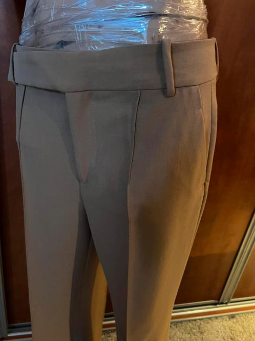 Zara broek met steekzakken maat L zgan, Kleding | Dames, Broeken en Pantalons, Zo goed als nieuw, Maat 42/44 (L), Bruin, Lang