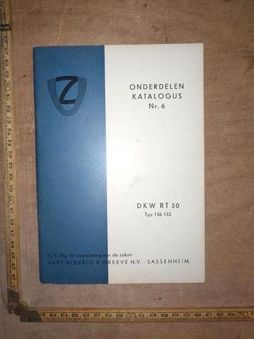 DKW RT50 Onderdelen Documentatie no. 6 beschikbaar voor biedingen