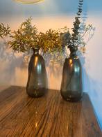 Goud bruine vazen, Huis en Inrichting, Woonaccessoires | Vazen, Ophalen, Overige kleuren, 50 tot 75 cm, Glas