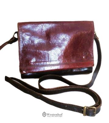 Vintage Italiaanse leren tas CREATION GABRIELLE schoudertas  beschikbaar voor biedingen