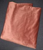 Lap velours oranje/bruin, Hobby en Vrije tijd, Stoffen en Lappen, Ophalen, Zo goed als nieuw
