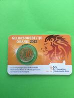 Coincard geluksdubbeltje 2012, Postzegels en Munten, Munten | Nederland, Ophalen of Verzenden, Koningin Beatrix, Euro's, Losse munt