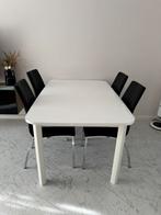 Eettafel met 6 stoelen, Huis en Inrichting, Tafels | Eettafels, Ophalen, 200 cm of meer, 50 tot 100 cm, Zo goed als nieuw