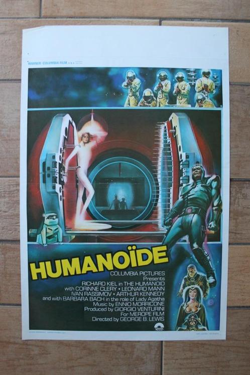 filmaffiche The Humanoid 1979 filmposter, Verzamelen, Posters, Zo goed als nieuw, Film en Tv, A1 t/m A3, Rechthoekig Staand, Ophalen of Verzenden