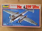 1:72 1/72 Revell Heinkel He 219 “Uhu”, Hobby en Vrije tijd, 1:72 tot 1:144, Revell, Ophalen of Verzenden, Zo goed als nieuw
