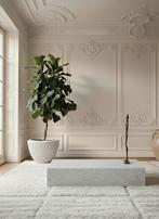 Bianco Carrara Massieve Salontafel/Design Object, Ophalen of Verzenden, Minder dan 10 m², Wit