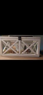 Kerstdorp in houten frame, Diversen, Kerst, Ophalen of Verzenden, Zo goed als nieuw