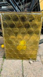 Amber Bullion Vintage Raamglas, Doe-het-zelf en Verbouw, Ophalen, Gebruikt, Minder dan 80 cm, Minder dan 80 cm