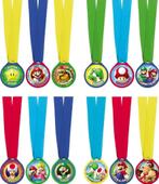 12 Super Mario Medailles, Hobby en Vrije tijd, Feestartikelen, Ophalen of Verzenden, Nieuw, Overige typen, Verjaardag