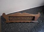 Vintage koperen/bronzen brievenbusklep., Ophalen of Verzenden