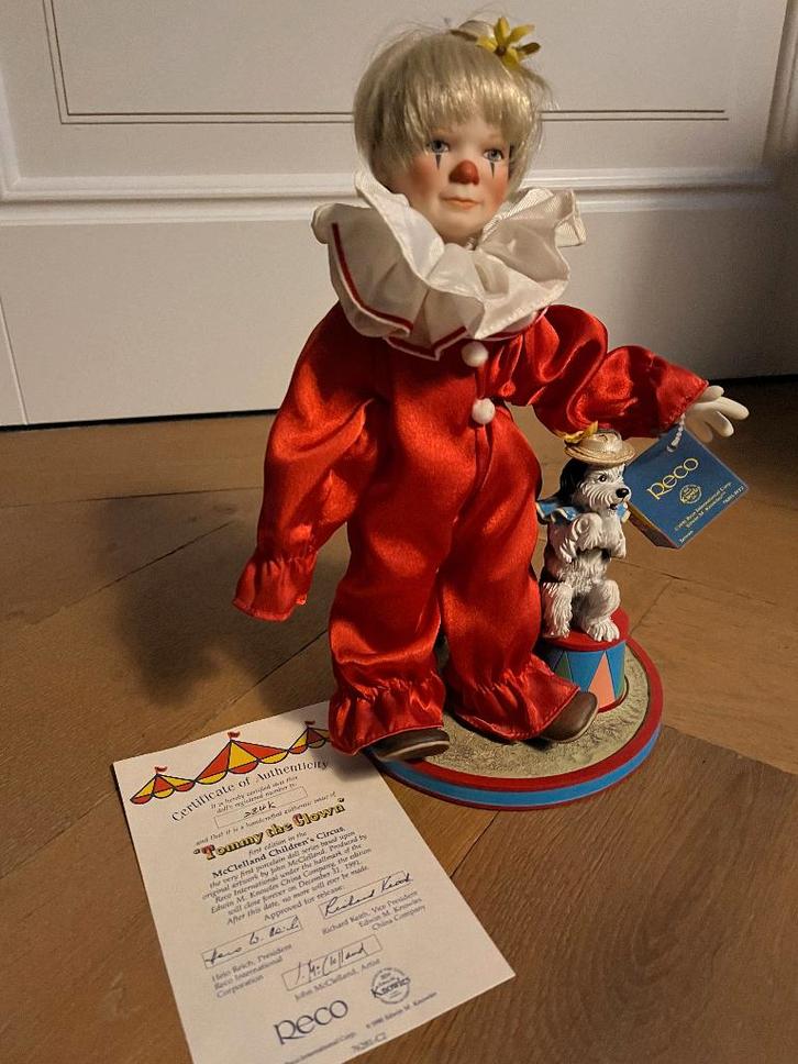 Porseleinen pop Tommy, Verzamelen, Poppen, Zo goed als nieuw, Pop, Ophalen of Verzenden