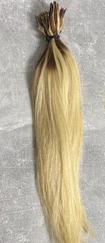 Microring extensions met lichtbruine aanzet 50 cm, Ophalen of Verzenden, Nieuw, Pruik of Haarverlenging