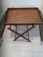 Draagbaar dienblad op standaard, hout, netjes en schoon, Ophalen