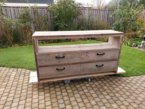 Wastafel kast steigerhout, Huis en Inrichting, Badkamer | Badtextiel en Accessoires, Nieuw, Overige typen, Ophalen of Verzenden