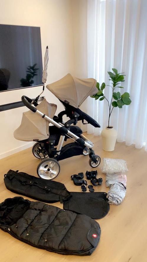 ICandy duo wagen, Kinderen en Baby's, Kinderwagens en Combinaties, Zo goed als nieuw, Combiwagen, Overige merken, Duowagen, Met reiswieg