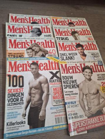8x Men's Health tijdschriften beschikbaar voor biedingen