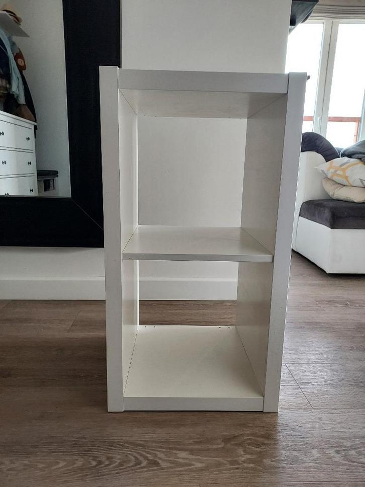 2 vaks Kallax open kast vakkenkast 2x1 wit Ikea, Huis en Inrichting, Kasten | Ladekasten, Zo goed als nieuw, Minder dan 100 cm