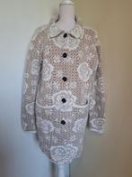Wit/bruine vest, Ophalen of Verzenden, Nieuw, Maat 42/44 (L), Wit