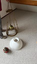 Antieke olielamp, Huis en Inrichting, Ophalen, Zo goed als nieuw, Rechthoekig, 50 cm of meer