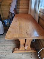 Hardhouten tafel 80 x 180 cm, 50 tot 100 cm, 150 tot 200 cm, Gebruikt, Rechthoekig