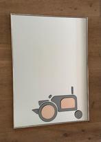 Bijzondere spiegel met tractor, Huis en Inrichting, Woonaccessoires | Spiegels, Ophalen, Minder dan 50 cm, Zo goed als nieuw, Minder dan 100 cm