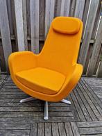 Ikea’s Karlstad retro schommel/draaistoel (oranje), Ophalen, 75 tot 100 cm, Zo goed als nieuw, 75 tot 100 cm