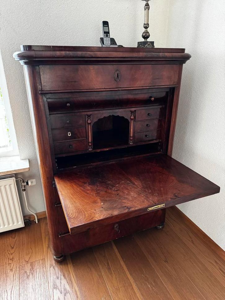 Antieke Secretaire - Prachtig Stuk!, Antiek en Kunst, Antiek | Meubels | Kasten, Ophalen of Verzenden