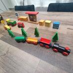 Houten Speelgoed: Auto's, Trein en Huisjes, Ophalen of Verzenden, Gebruikt