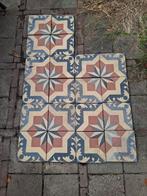 Oude cementtegel 20 stuks  25x25 cm antiek cement tegels, Ophalen, Gebruikt, Minder dan 20 cm, Minder dan 20 cm