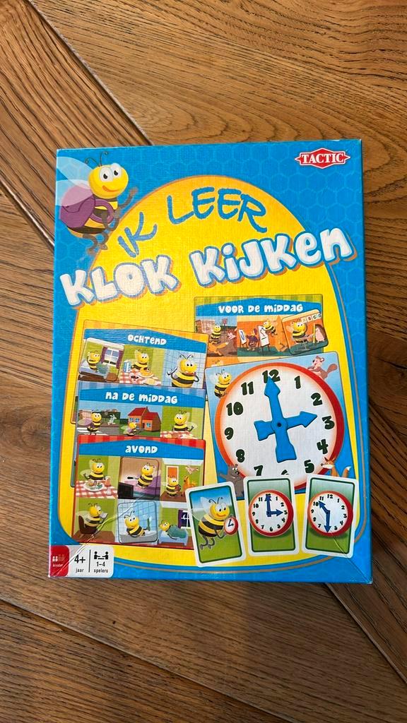 Ik Leer Klok Kijken - bordspel, Kinderen en Baby's, Speelgoed | Overig, Zo goed als nieuw, Jongen of Meisje, Ophalen