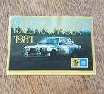 Sticker Opel NL rally kampioen 1981, Opel Ascona, Ophalen of Verzenden, Zo goed als nieuw, Auto of Motor