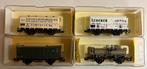 Trix set van 4 Beierse goederenwagens, Gebruikt, Gelijkstroom, Trix, Wagon