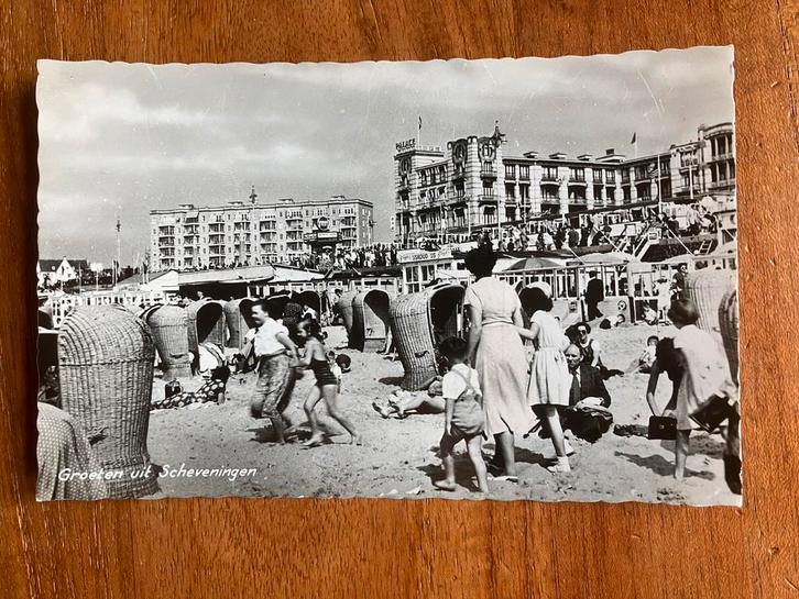 Groeten uit Scheveningen. Ongelopen., Verzamelen, Ansichtkaarten | Nederland, Ongelopen, Zuid-Holland, 1940 tot 1960, Ophalen of Verzenden