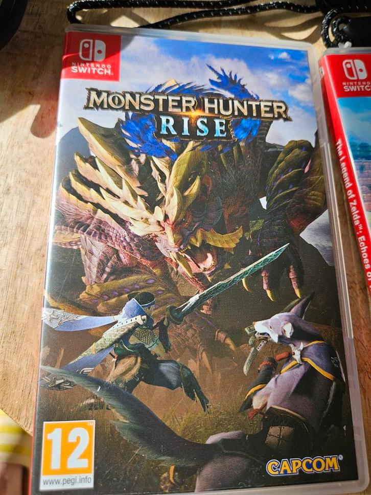 Monster Hunter Rise, Spelcomputers en Games, Games | Nintendo Switch, Zo goed als nieuw, Overige genres, 1 speler, Vanaf 12 jaar