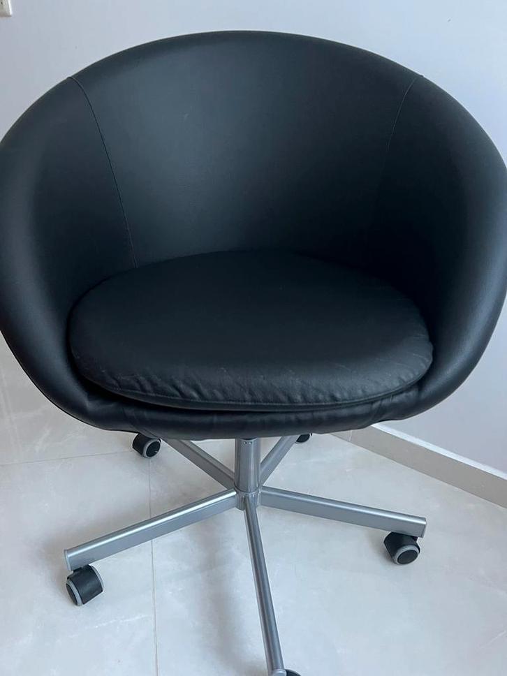 Bureaustoel, Huis en Inrichting, Bureaustoelen, Gebruikt, Bureaustoel, Zwart, Ophalen