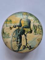 Pette chocolade blik Wormerveer Aap op fiets groen jasje, Ophalen of Verzenden, Gebruikt, Overige