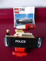 Lego Nr. 314 Politieboot met twee agenten, Complete set, Gebruikt, Ophalen of Verzenden, Lego