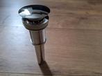 Afvoerplug voor wastafel chroom met drukafsluitng (klickwast, Ophalen of Verzenden, Nieuw, Chroom, Wastafel