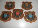 5 Wapenschildjes, Verzamelen, Militaria | Algemeen, Ophalen of Verzenden, Marine, Nederland