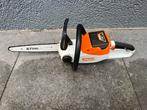 Stihl MSA 140 C Accu Kettingzaag inc AK 30 accu!, Tuin en Terras, Bladblazers, Ophalen, Gebruikt, Accu, Handgedragen
