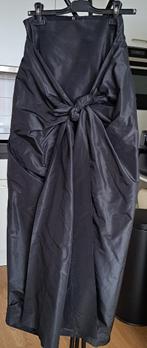 Pauw lange avond rok met stofknoop zwart maat 1, Zwart, Pauw, Ophalen of Verzenden, Zo goed als nieuw