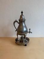 Tinnen koffiekan + kraantje + brander - Real Pewter Holland, Ophalen of Verzenden