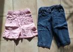 Driekwart broek en rokje 122/128, Ophalen of Verzenden, Zo goed als nieuw, Meisje, Jurk of Rok