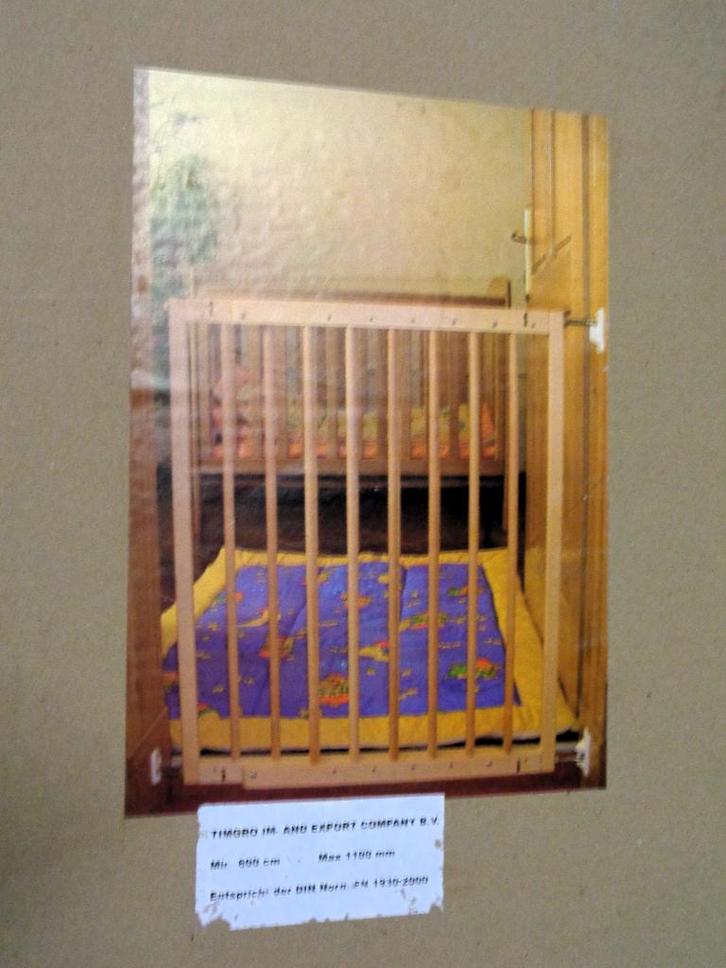 Traphek Simon massief blank hout, Kinderen en Baby's, Traphekjes, Nieuw, Schroefhekje, Hout, 100 tot 115 cm, Ophalen