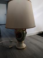 Lamp met porceleinen voet, Ophalen of Verzenden, Gebruikt, Overige materialen, 50 tot 75 cm
