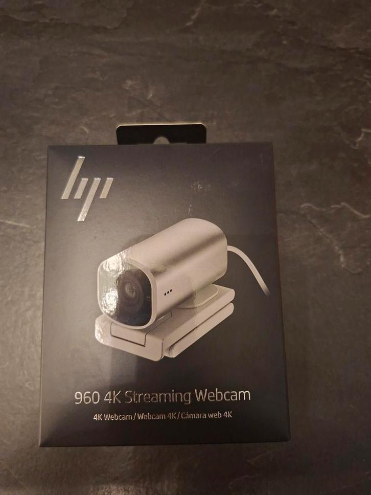 HP 960 4K Streaming Webcam - Topkwaliteit!, Computers en Software, Webcams, Zo goed als nieuw, Bedraad, ChromeOS, MacOS, Windows